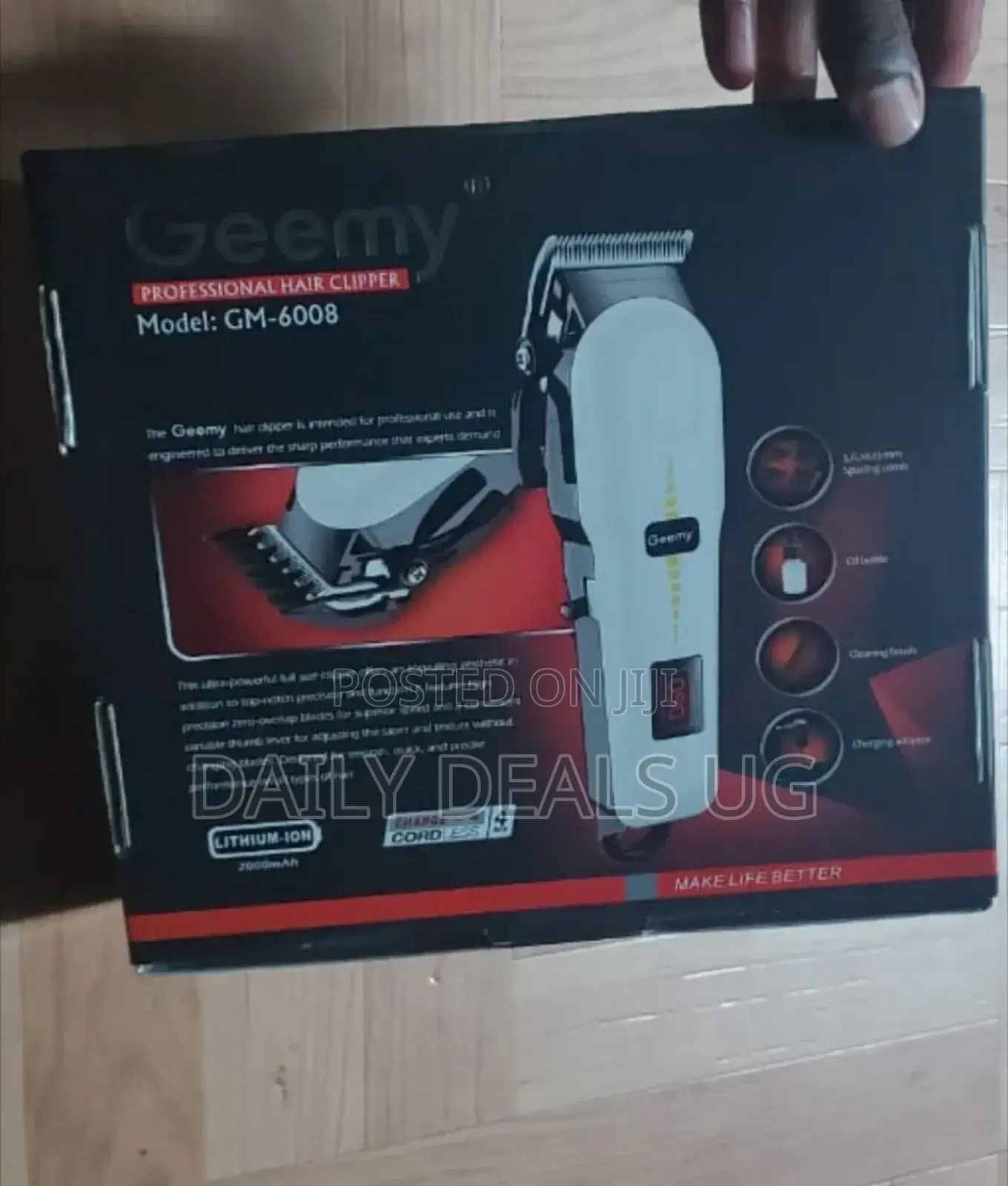 Geemy Wireless Hair Clipper