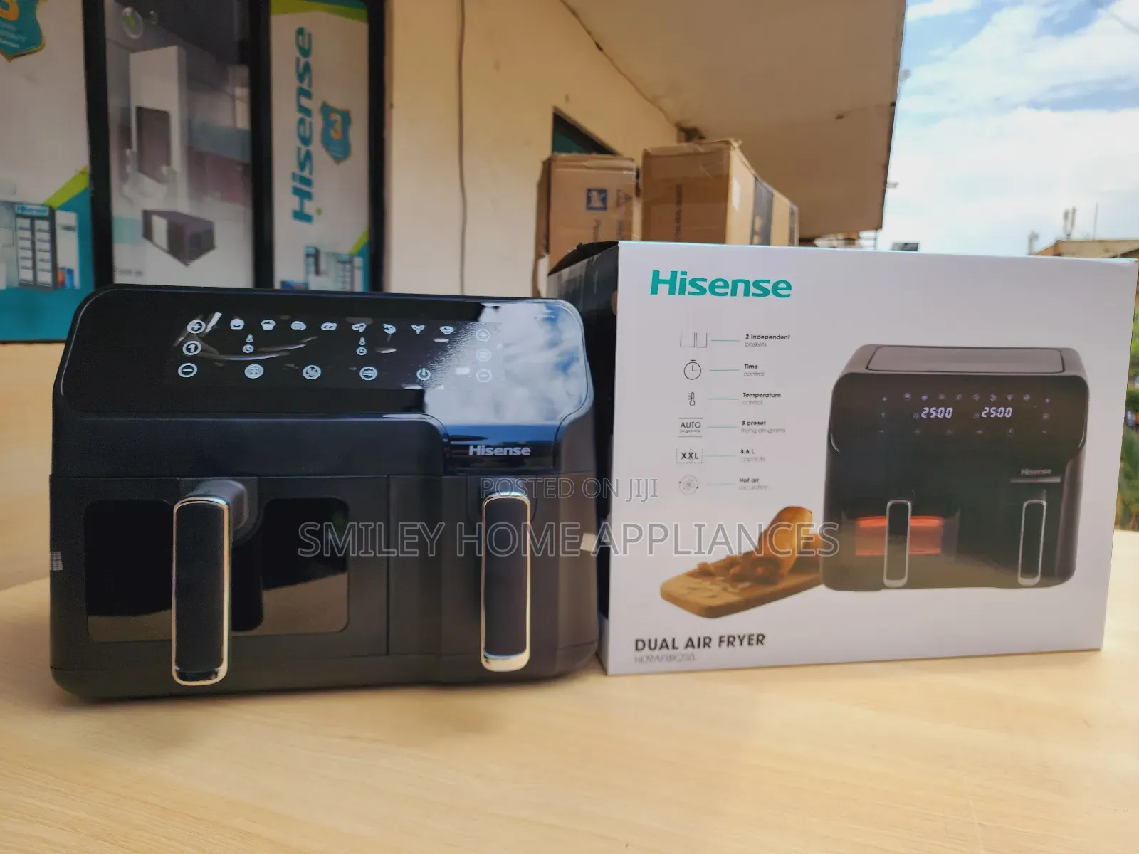 Hisense Double Airfryer 8.8ltrs