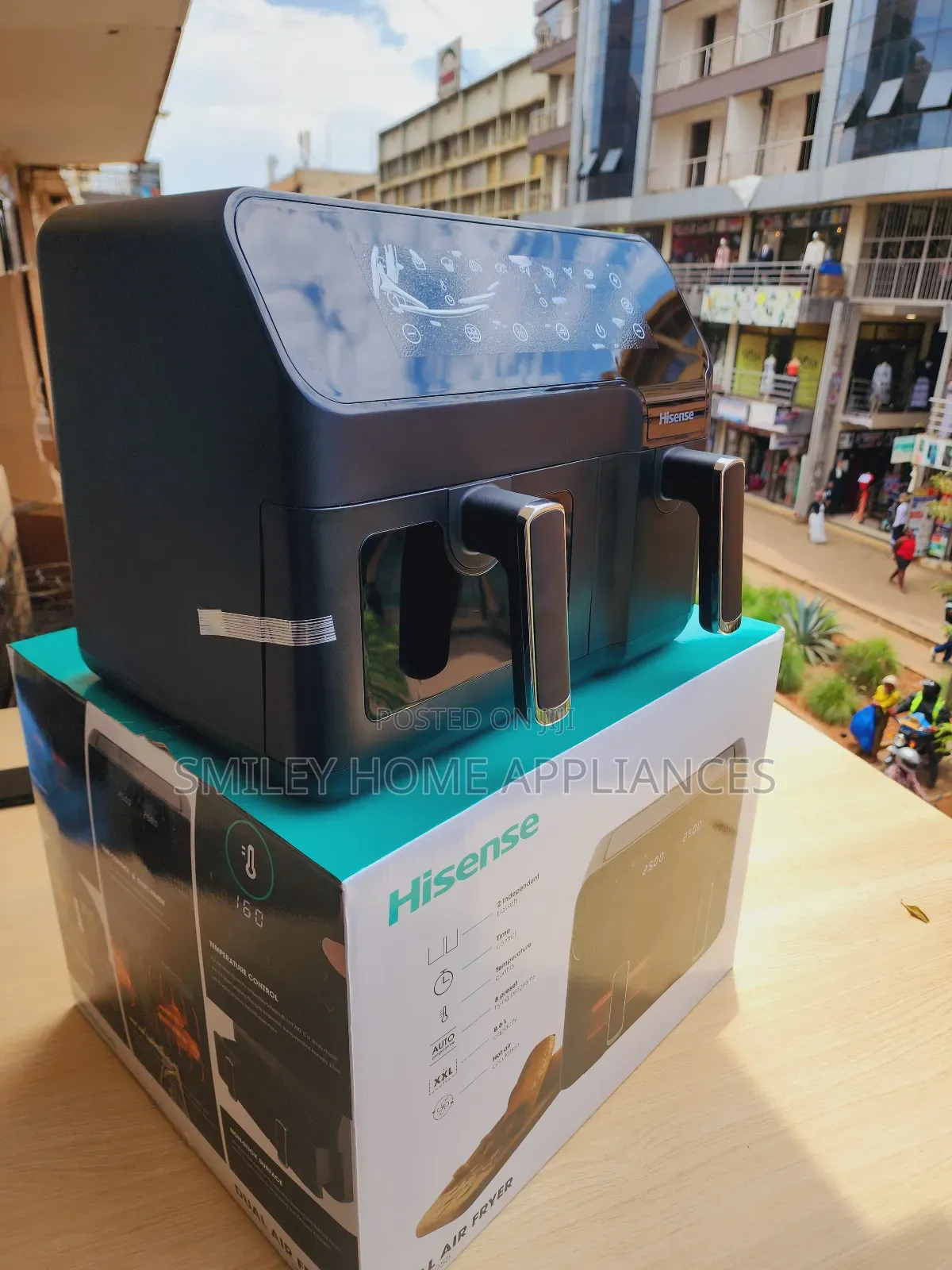 Hisense Double Airfryer 8.8ltrs