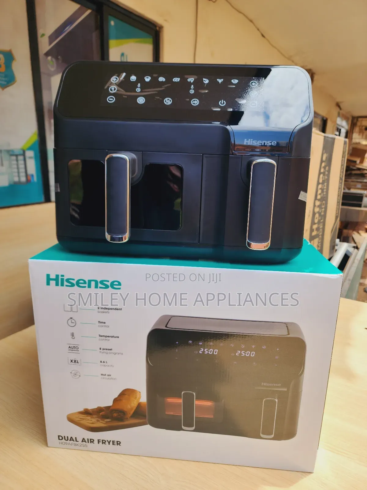 Hisense Double Airfryer 8.8ltrs