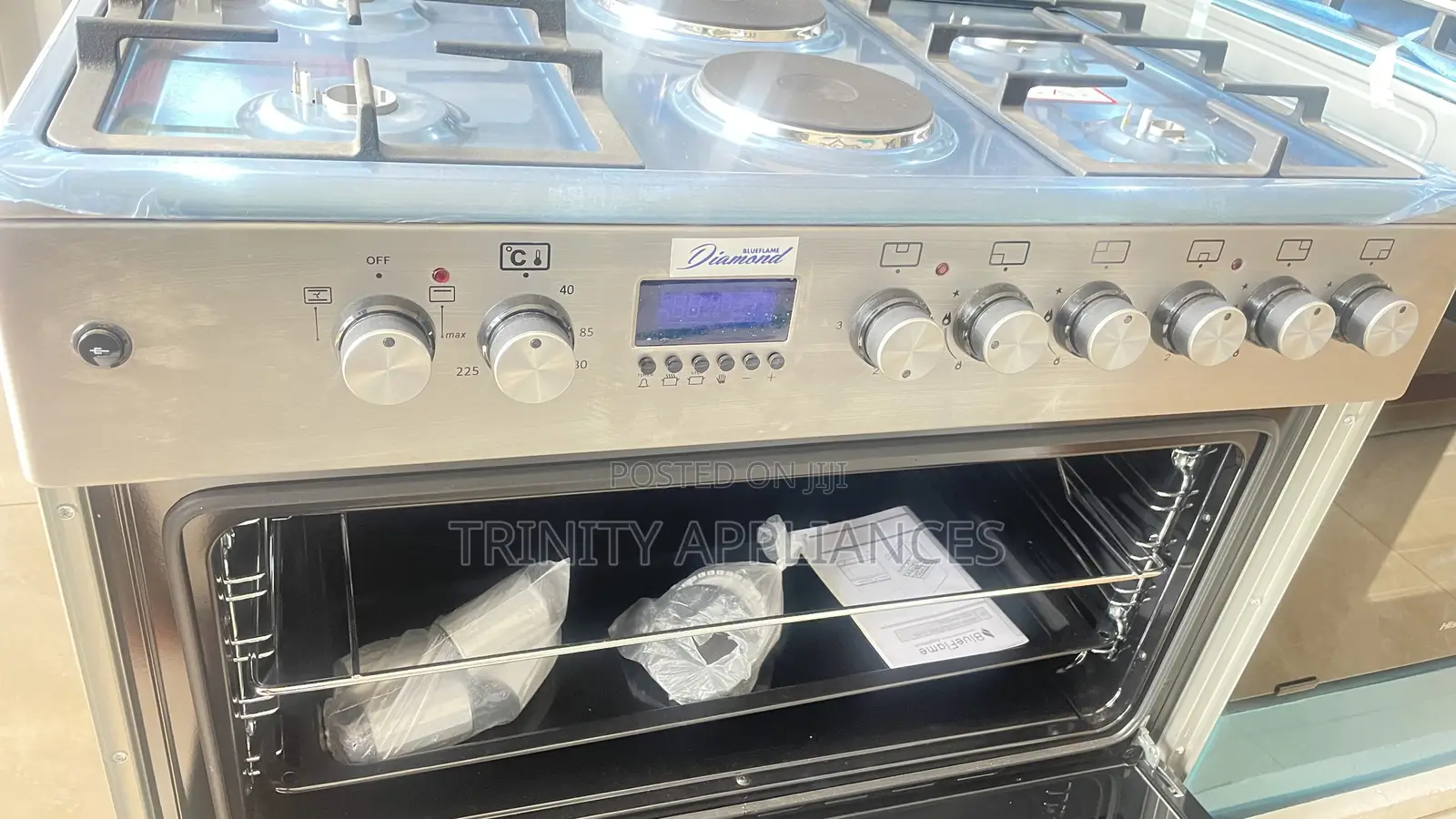 Blueflame Diamond 90x60cm 4 Gas,2 Electric Hotplate Cooker