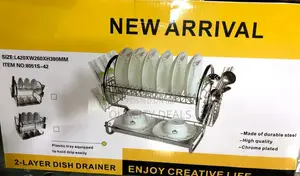 Stainless Steel Double Layer Kitchen Rack