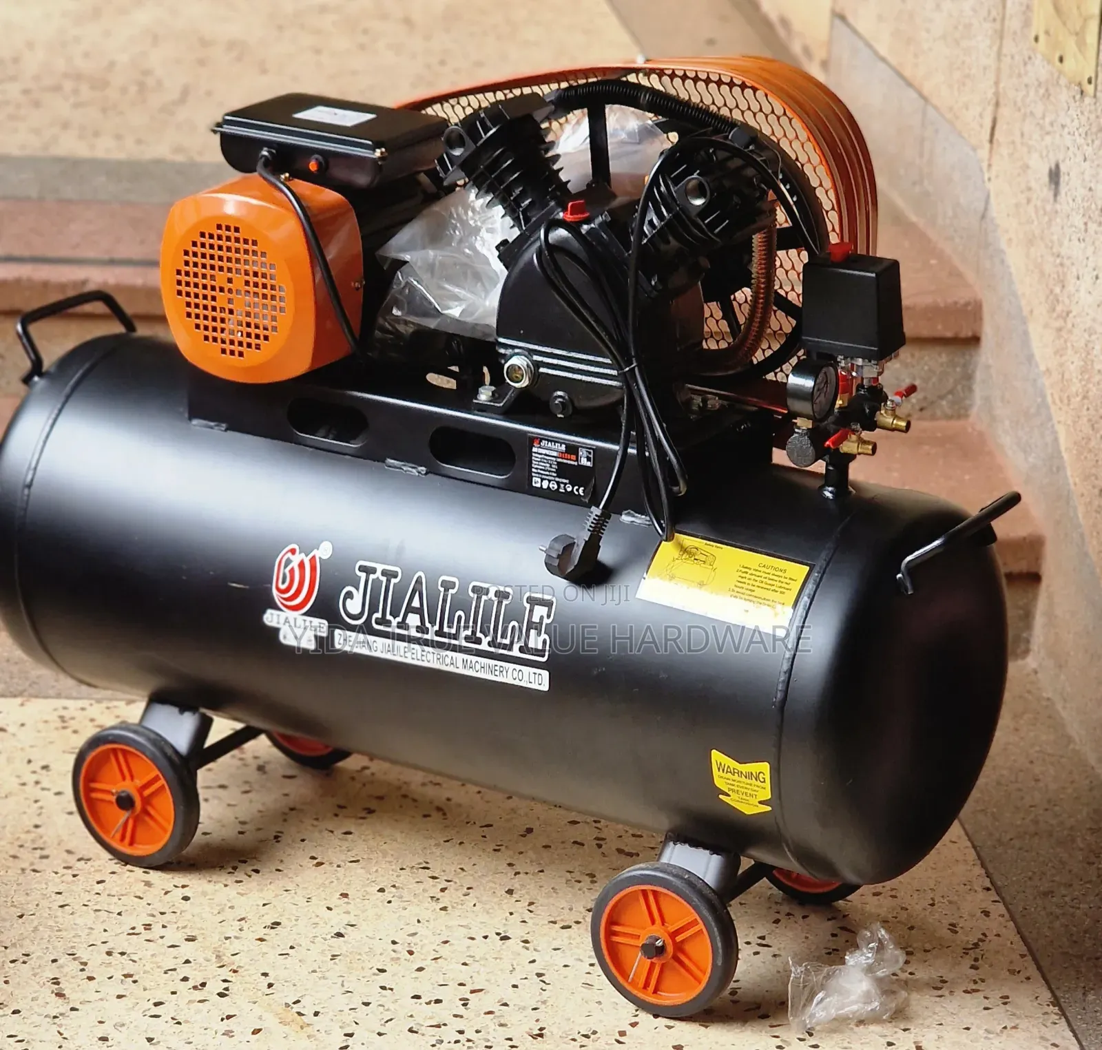 Air Compressor 100 Litres Double Piston 100% Copper