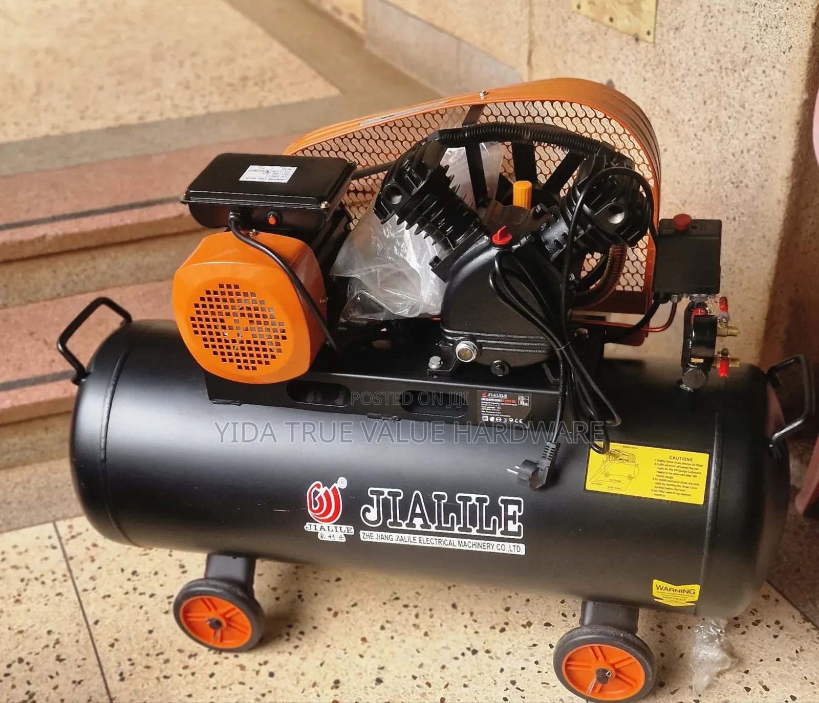 Air Compressor 100 Litres Double Piston 100% Copper