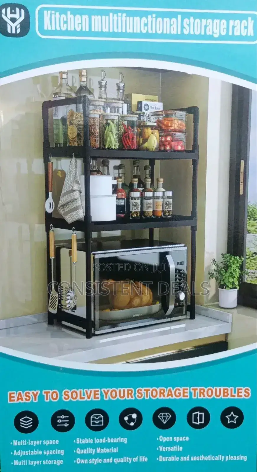 Kitchen Multifunctional Storage Rack