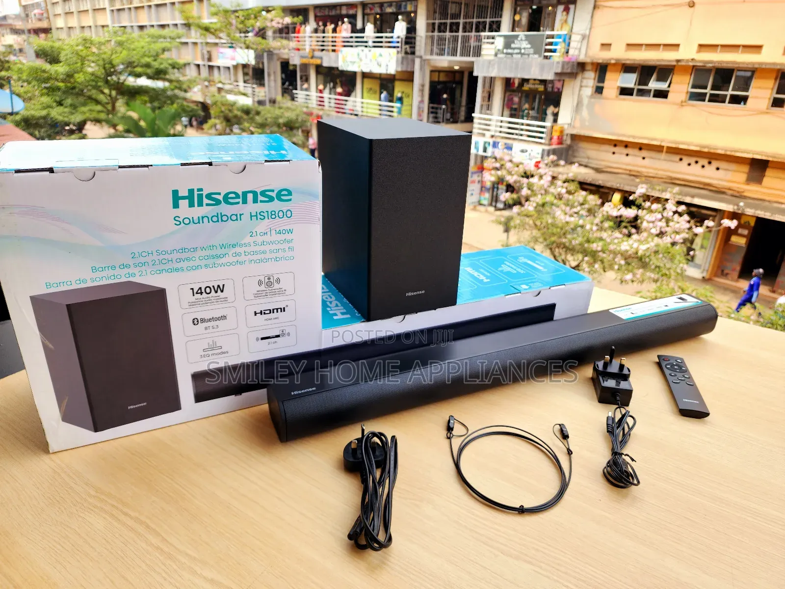 Brand New Hisense HS1800 140watts 2.1channnel Soundbar