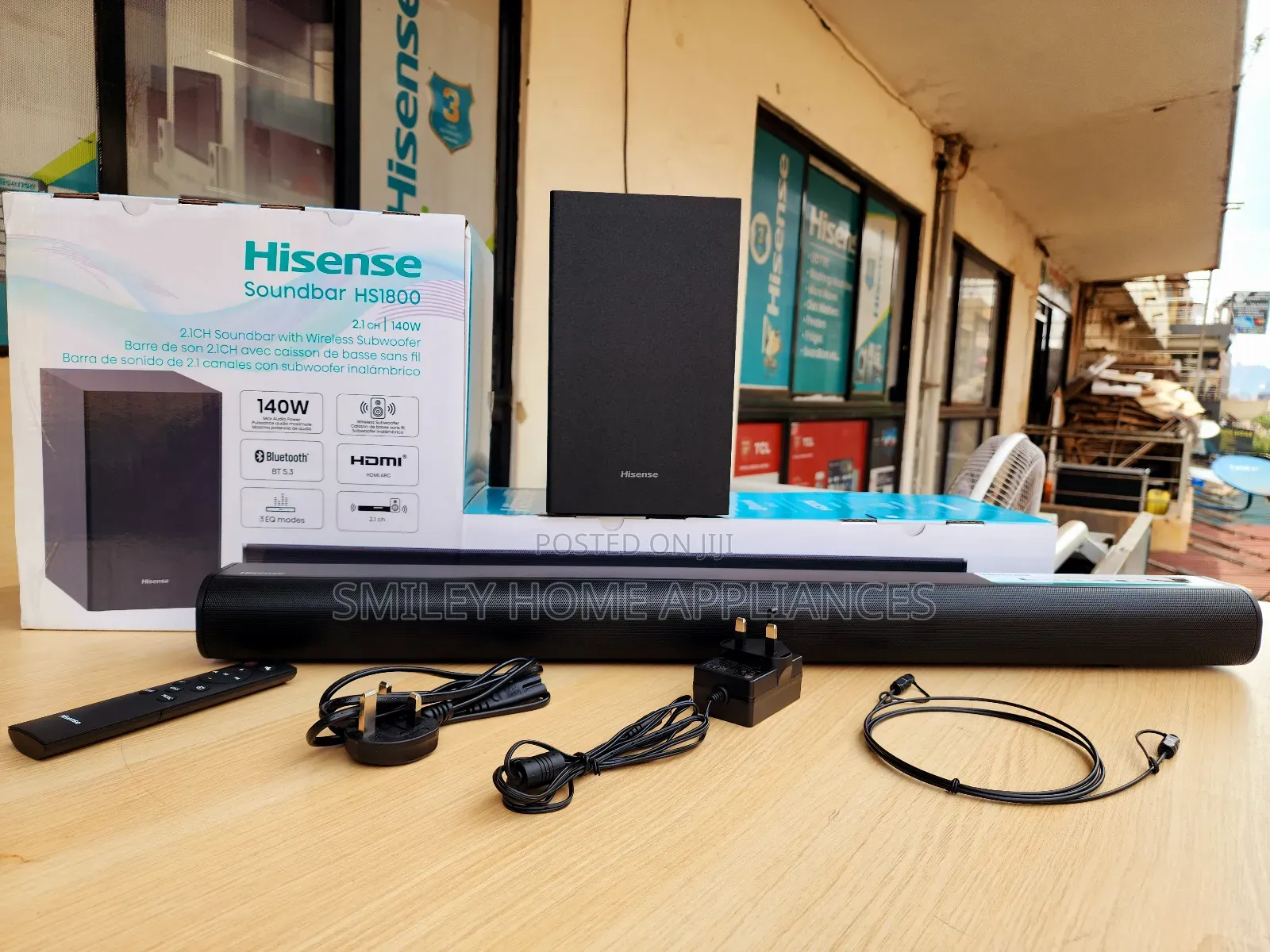 Hisense Discounted 2.1channel Wireless Soundbar 140watts