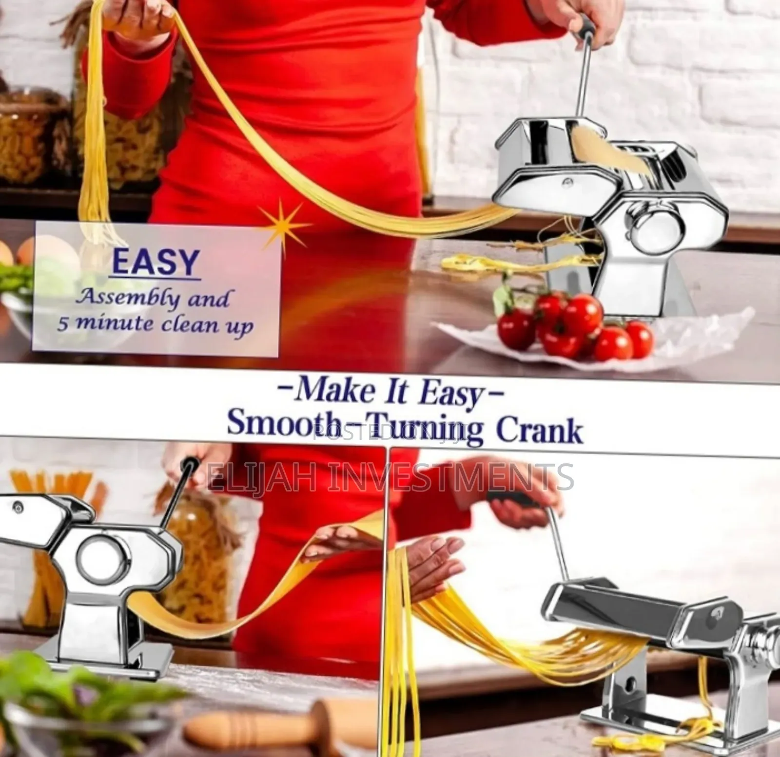 New Improved Unique Pasta Machine