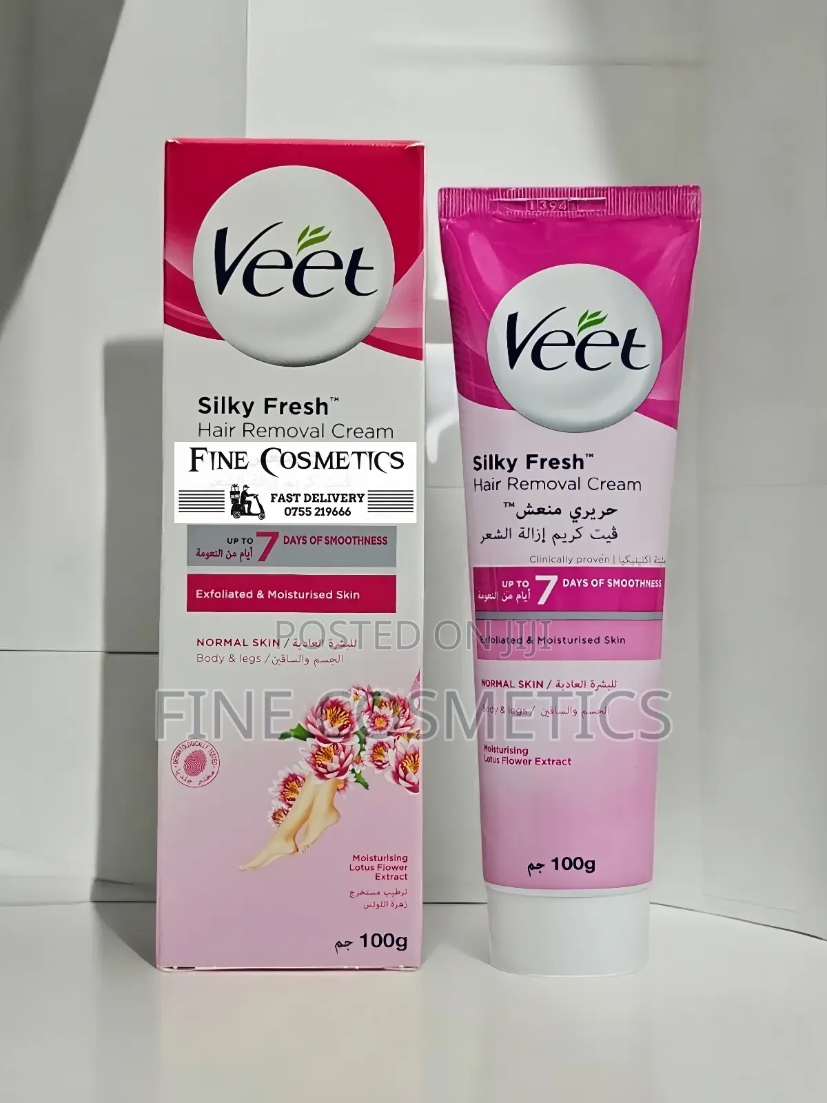 Authentic Veet Silk Fresh Hair Removal Shaving Cream