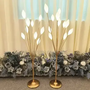 Wedding Vintage Deco Tulip Plant Prop Fruit Brass Floor Lamp