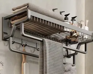 Brand New Wall Mounted Kitchen Bathroom Rack