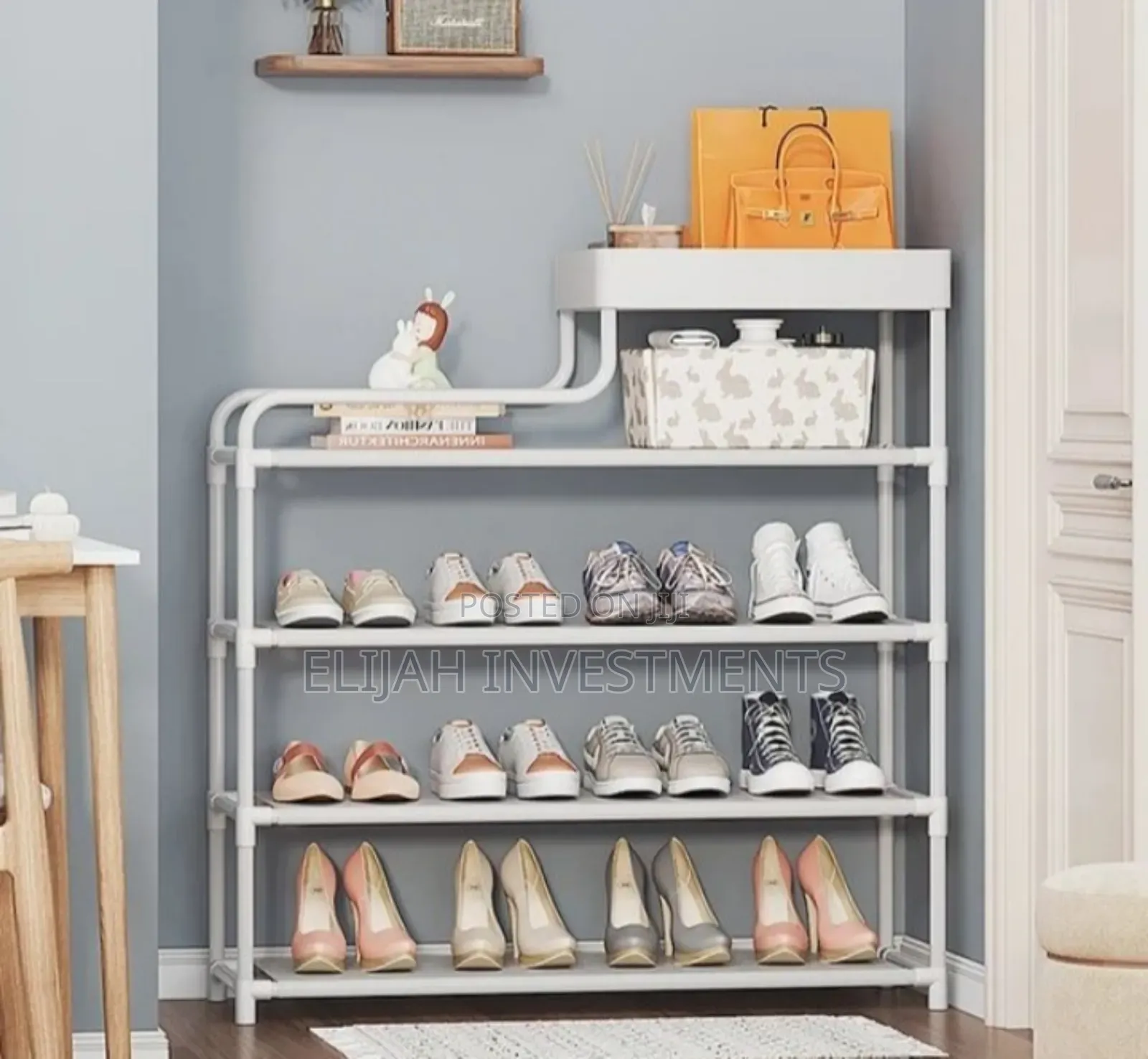 Brand New Durable Stainless Steel Shoe Rack