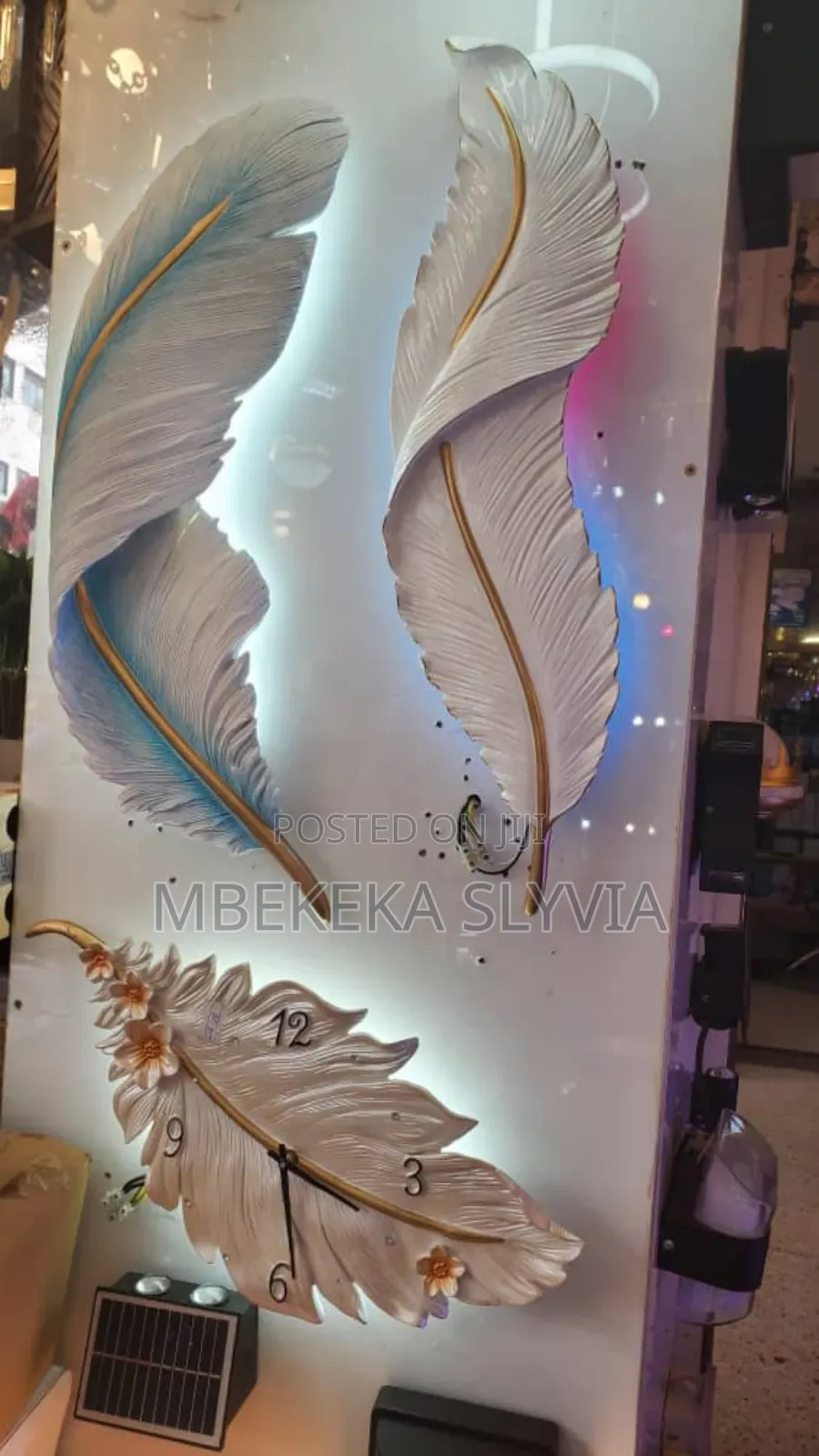 Light Luxury Feather Wall Decoration