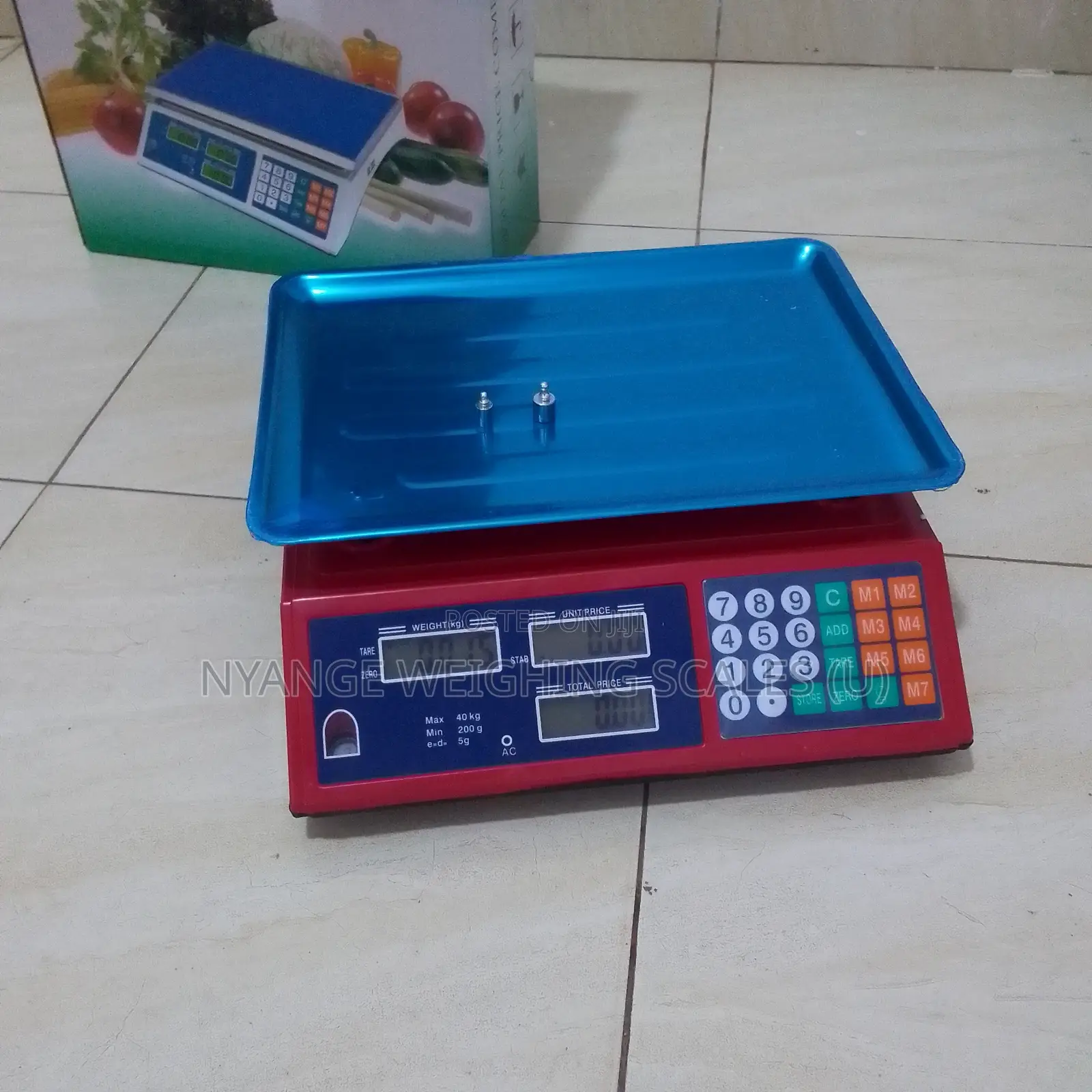 Digital Weigh Scale 40kg Weigh Kitchen Weighing Scale