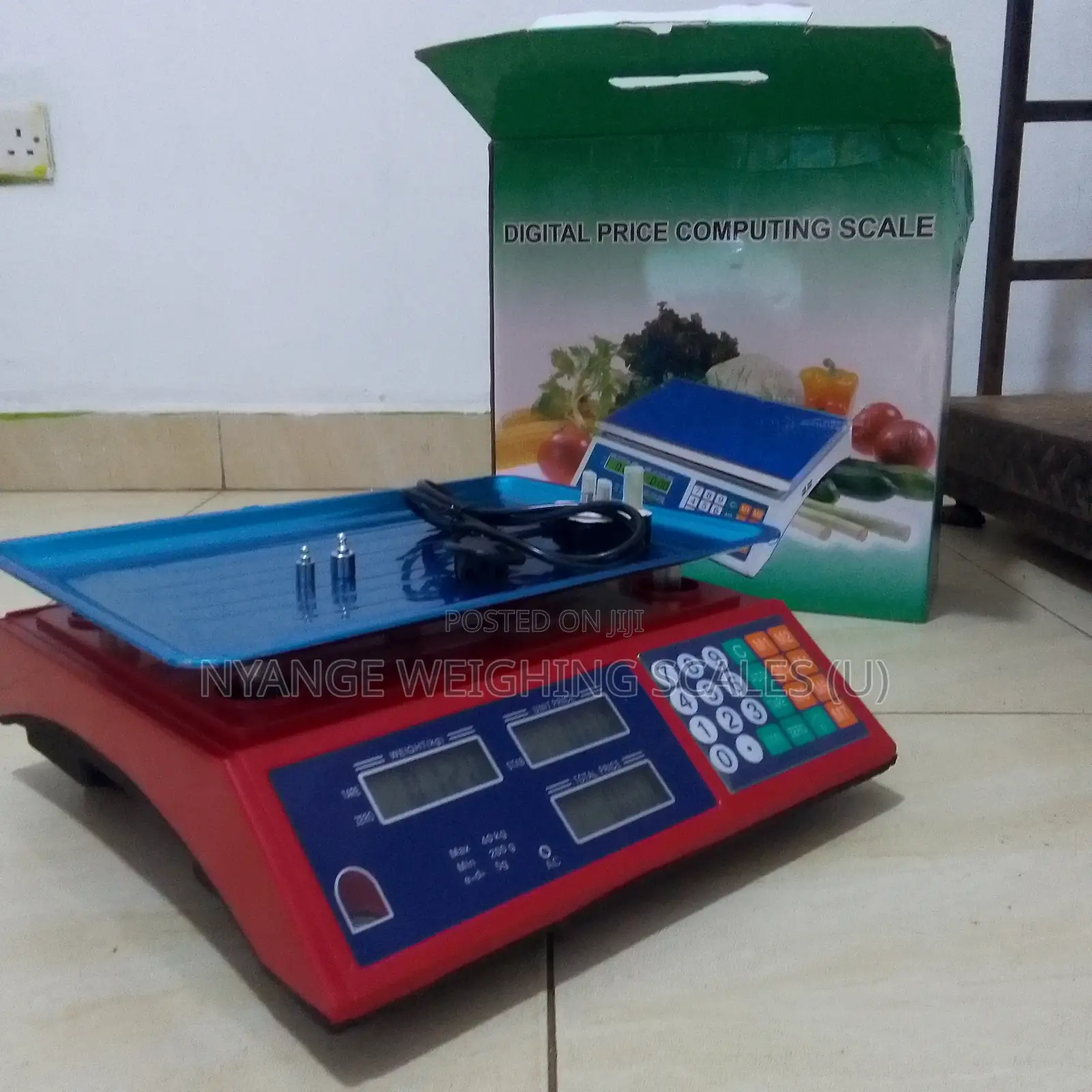Digital Weigh Scale Commercial Shop Weighing Scale 40kg for Salee