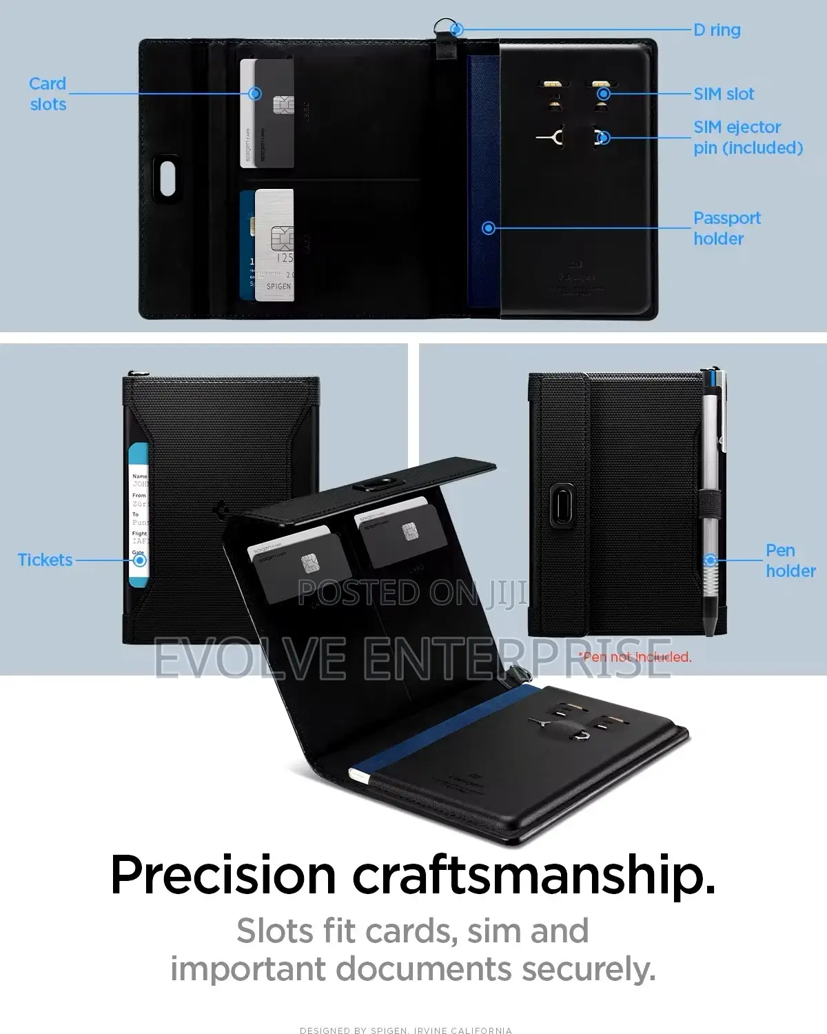 Spigen Universal Passport Holder Case Bag