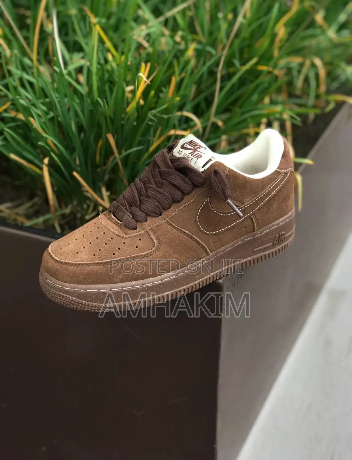 New Leather Suede Nike Air Force 1 Cacao in Stock