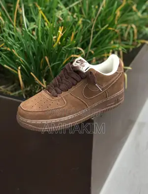 New Leather Suede Nike Air Force 1 Cacao in Stock