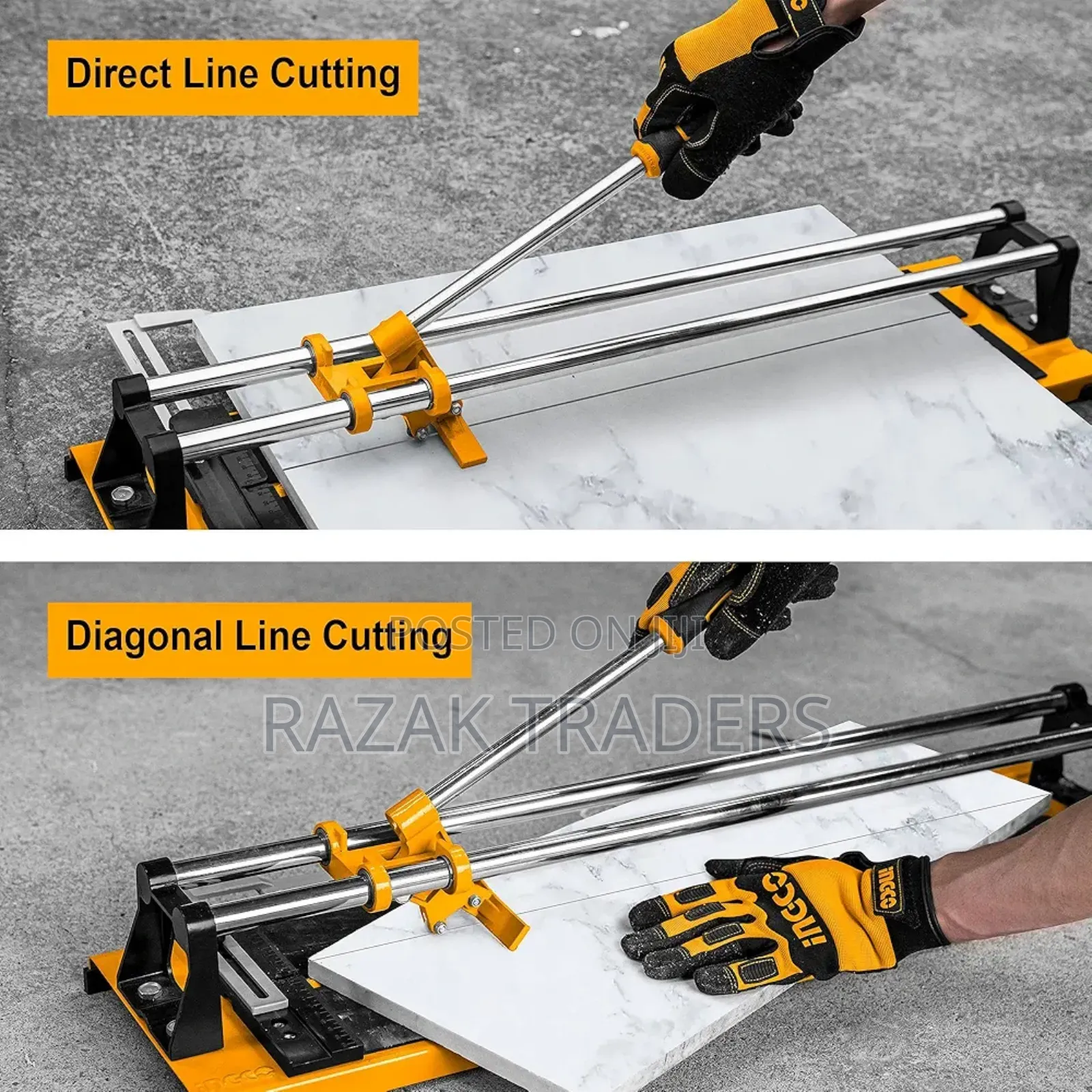 Ingco 24 Inch Manual Tile Cutter With 2pcs Tungsten