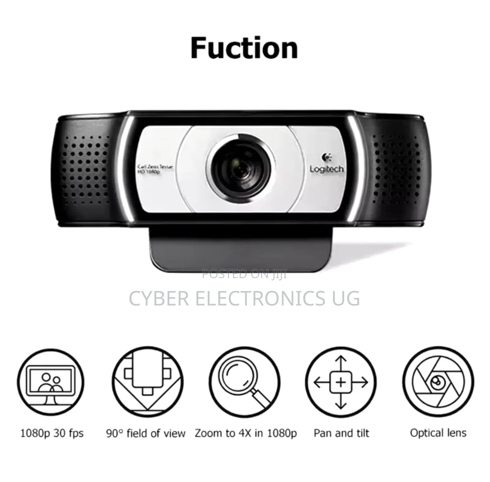 1080p Logitech C930c Hd Video Webcam Original