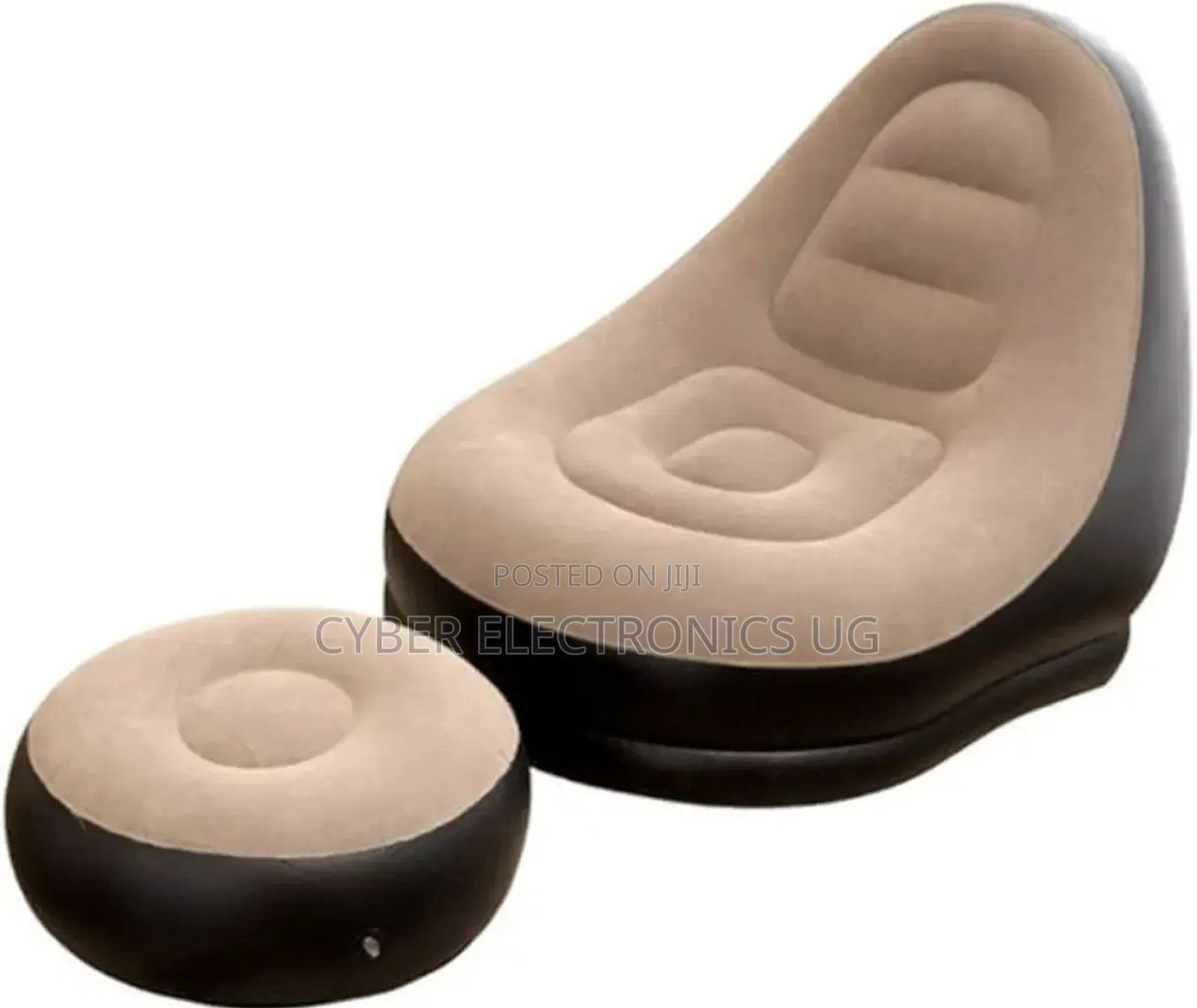 Inflatable Arm Chair Portable Footrest for Home and Travel