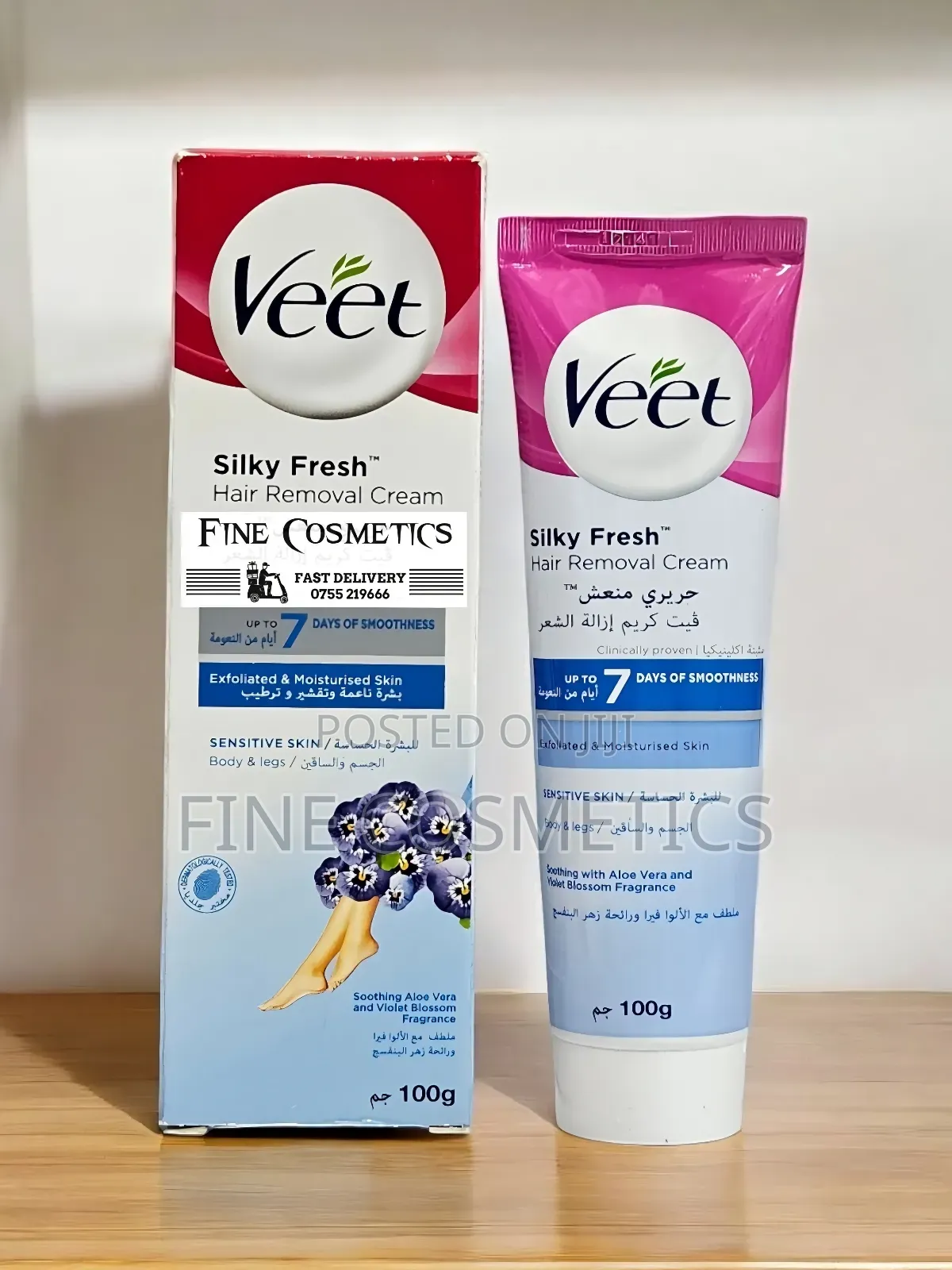 Original Veet Silk Hair Removal Shaving Cream (Dry Skin)