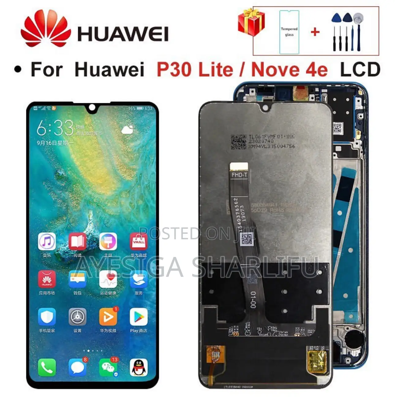 Huawei P3ite /Nova 4e Original Screen