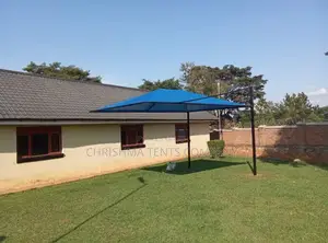 Blue Carshade for One Car in Good Waterproof Net Material