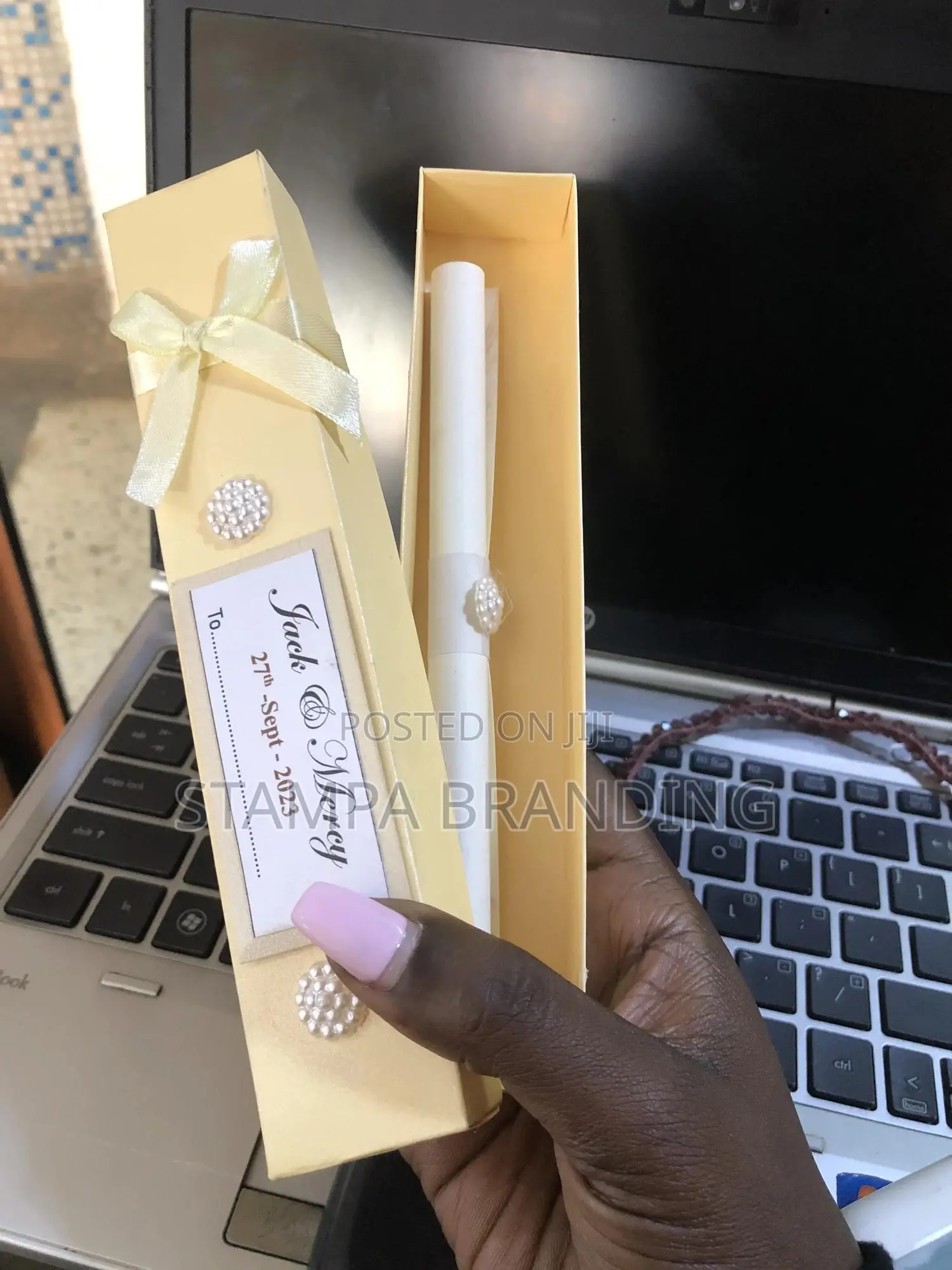 Boxed Invitation Card