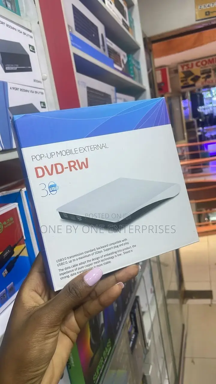 Pop-Up Mobile External DVD-Rw Writer 3.0 USB