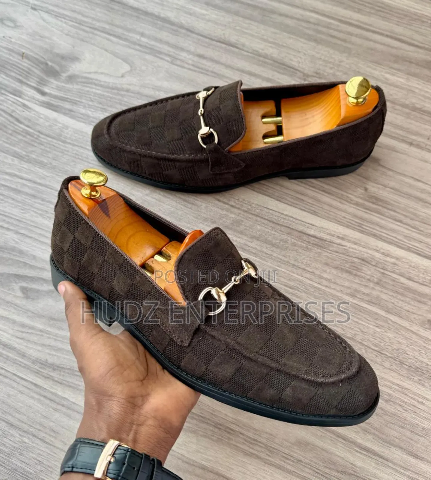Brown and Black Swagger Shoes