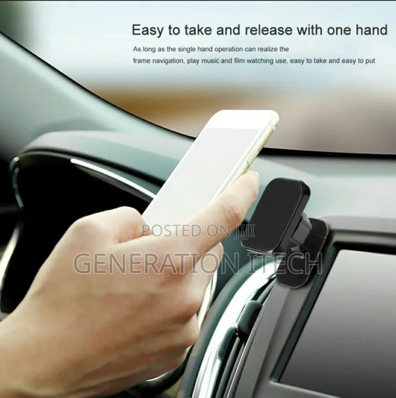 Car Phone Holder Mount- 360° Rotational Strong Grip