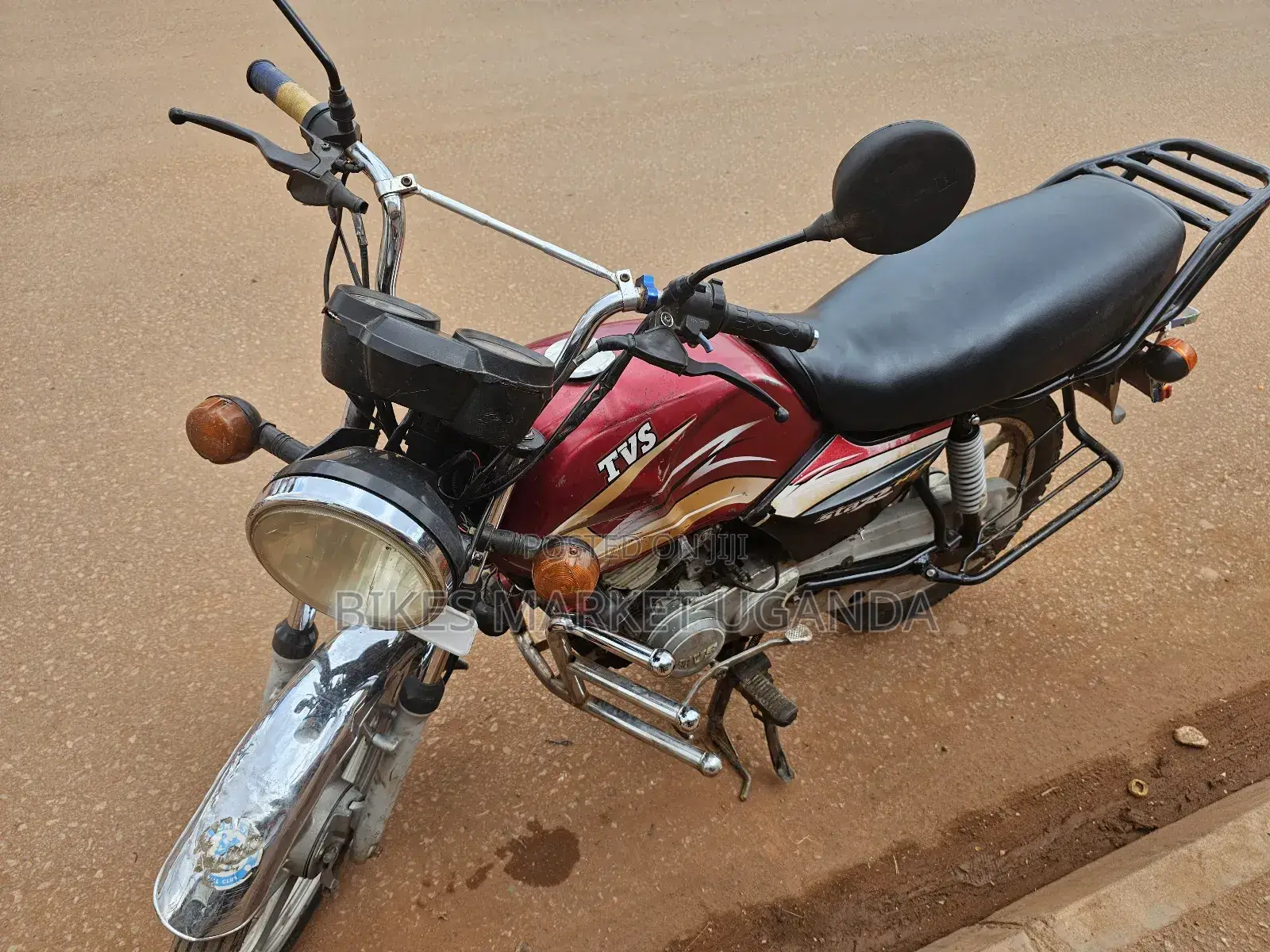 TVS XL 100 2017 Red