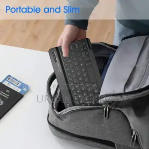 10 Inch Rechargeable Portable Wireless Bluetooth Keyboard