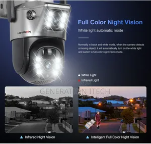 4g Dual Lens PTZ Solar Camera - - Waterproof for Outdoor