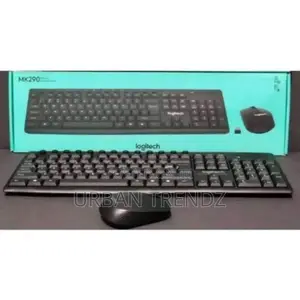 Logitech MK290 Wireless Keyboard and Mouse Combo - Black