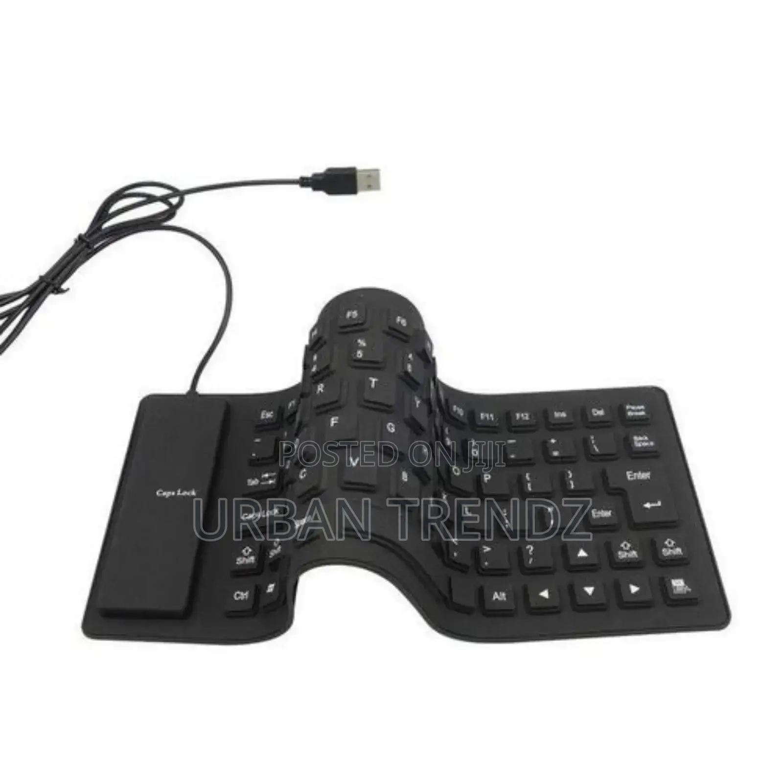 USB Flexible Keyboard - Black