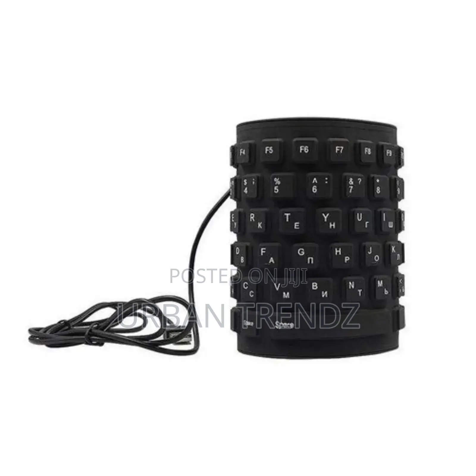USB Flexible Keyboard - Black