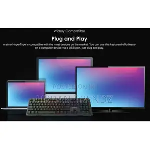Oraimo Hypertype Wireless Keyboard-Black