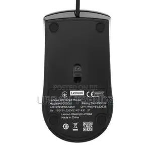 Lenovo 120 Wired Mouse Black