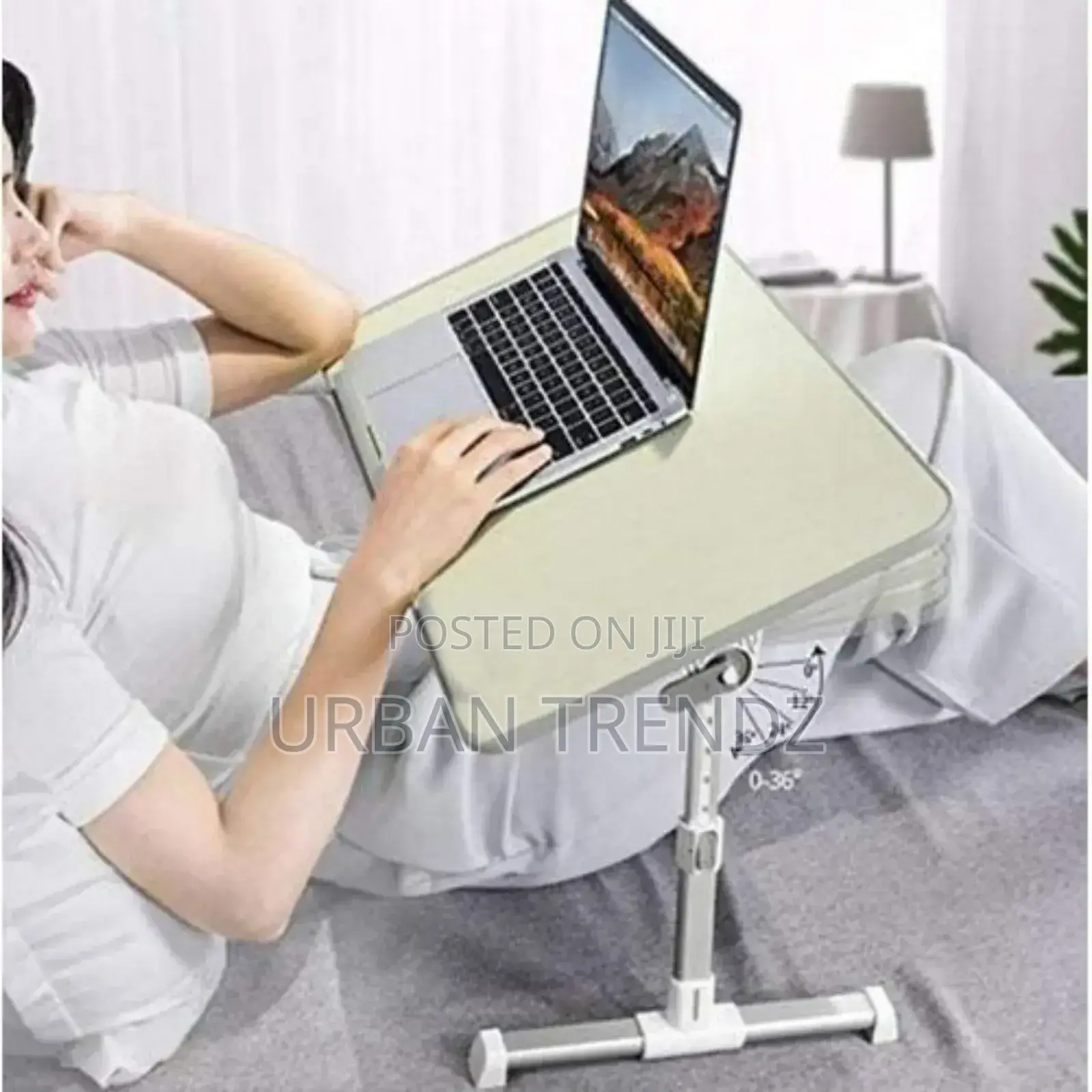 Multifunctional Laptop Bed Table, Sturdy Withadjustable Legs