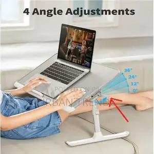 Multifunctional Laptop Bed Table, Sturdy Withadjustable Legs