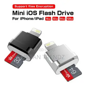 Card Adapter Mini iPhone iPad TF Cardreader, Capacity:128GB
