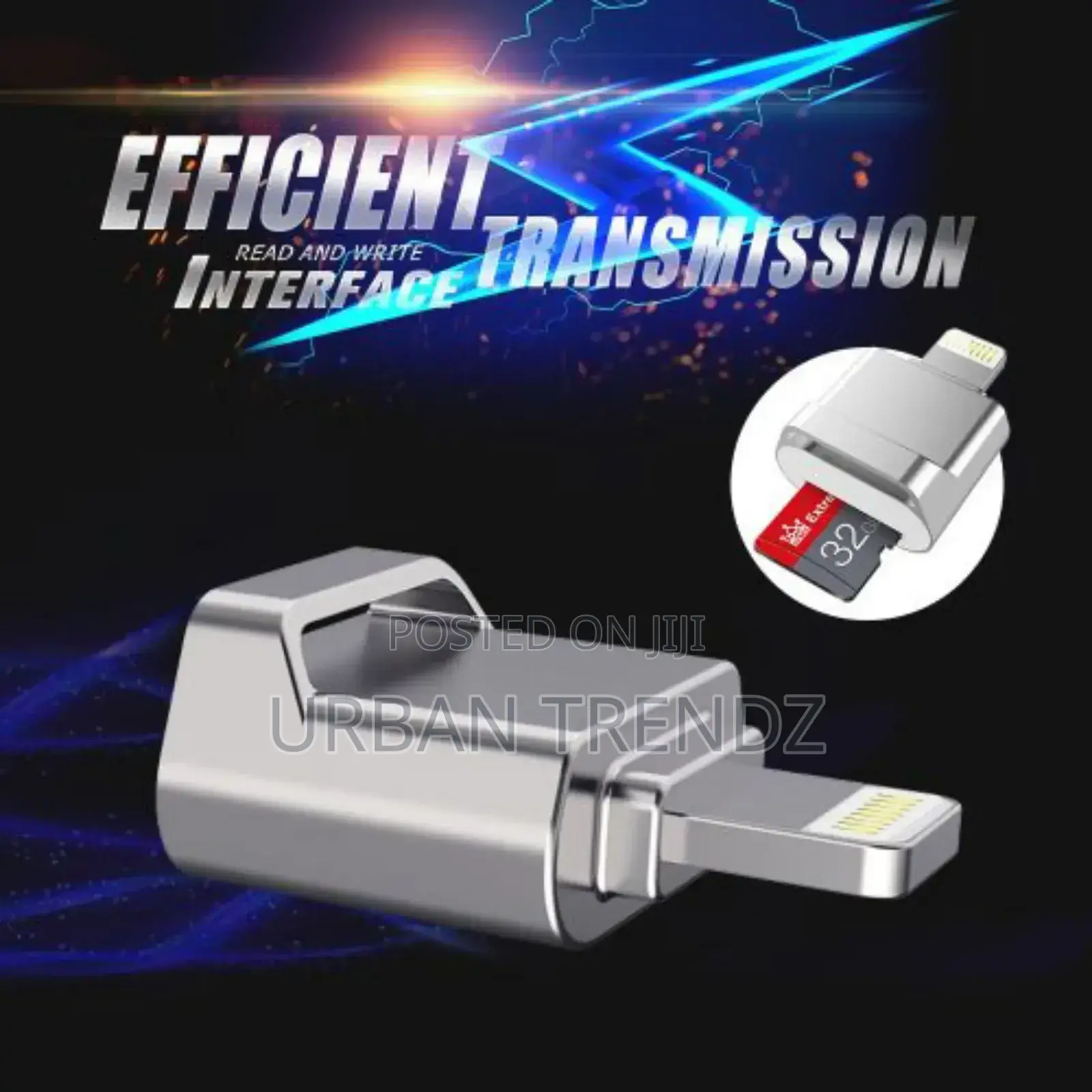 Card Adapter Mini iPhone iPad TF Cardreader, Capacity:128GB