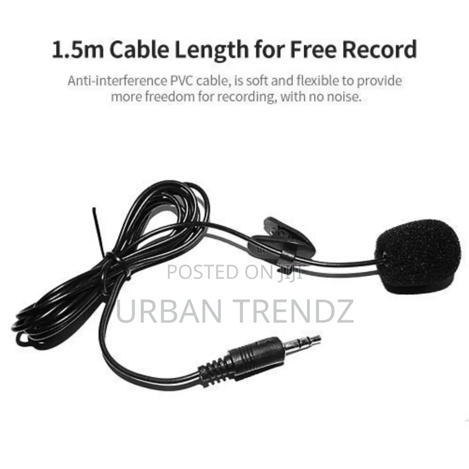 External Clip-on Lapel Microphone 3.5mm Jack Highly