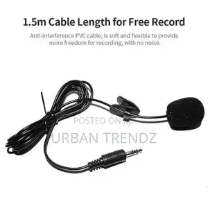 External Clip-on Lapel Microphone 3.5mm Jack Highly