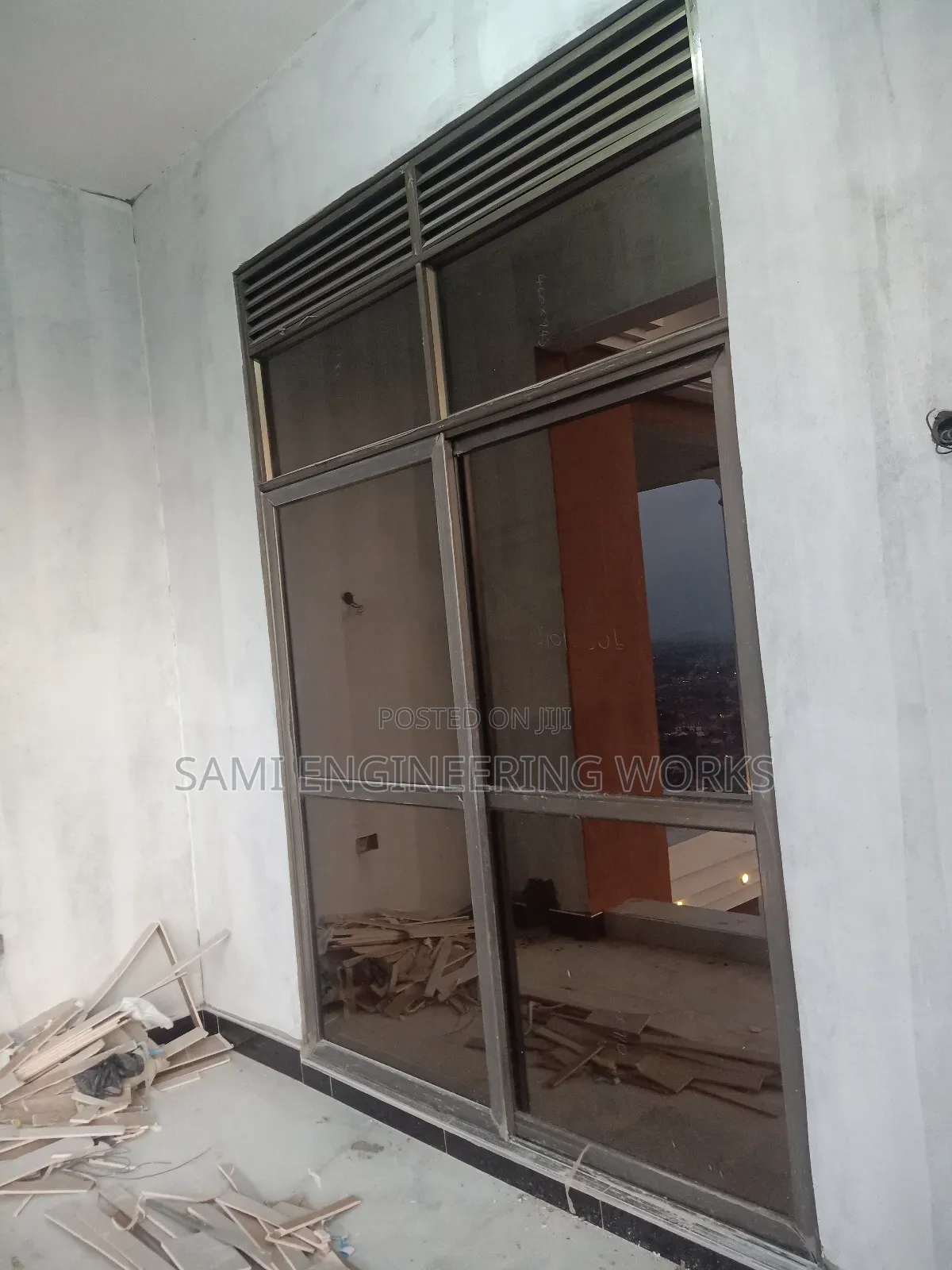 Aluminum 2 Shuttled Euro Slidding Door Nansana