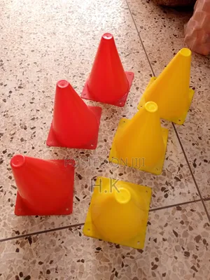 6pcs Bright Neon Colored Cones