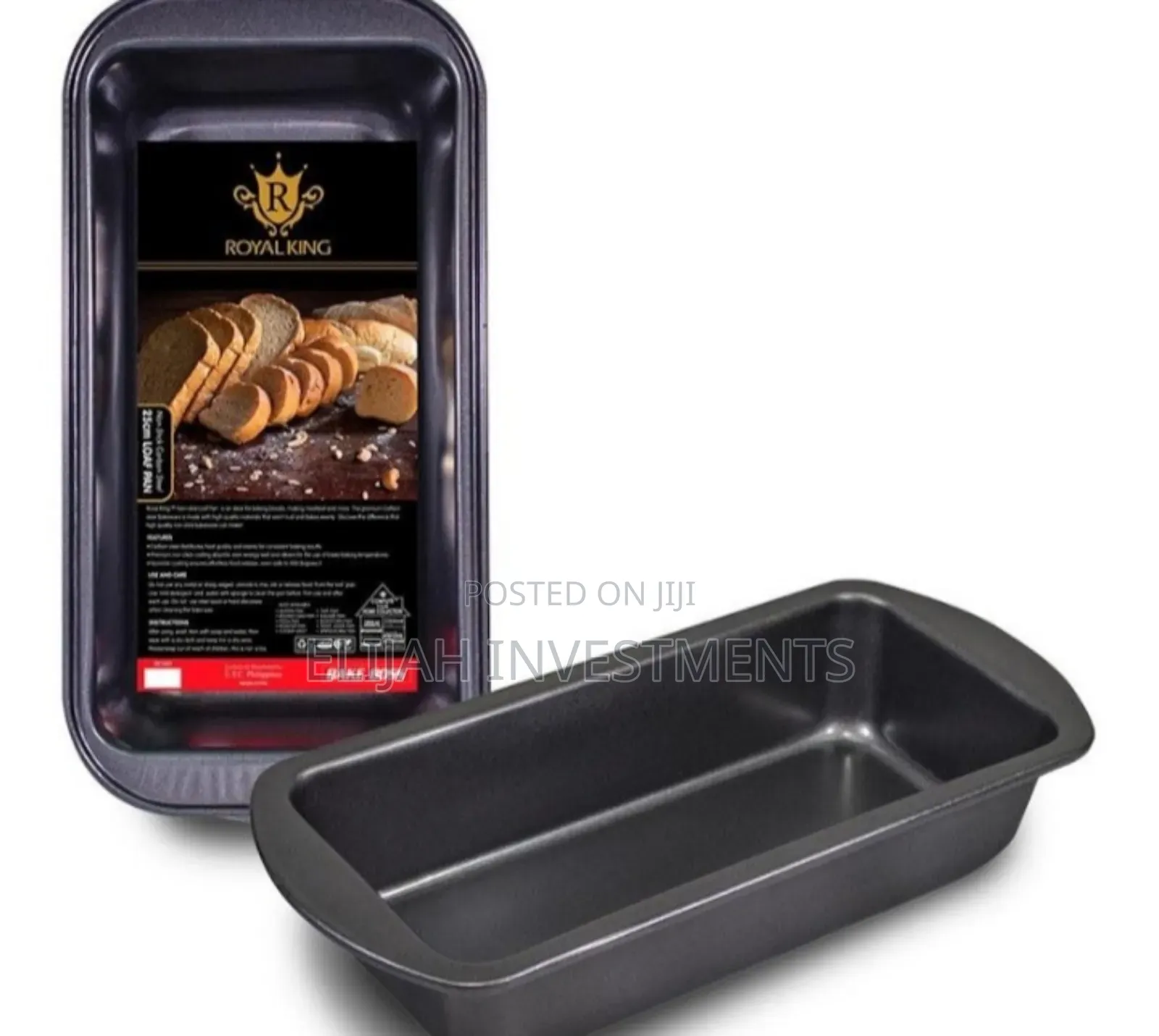 New Black Stainless Steel Baking Boxes