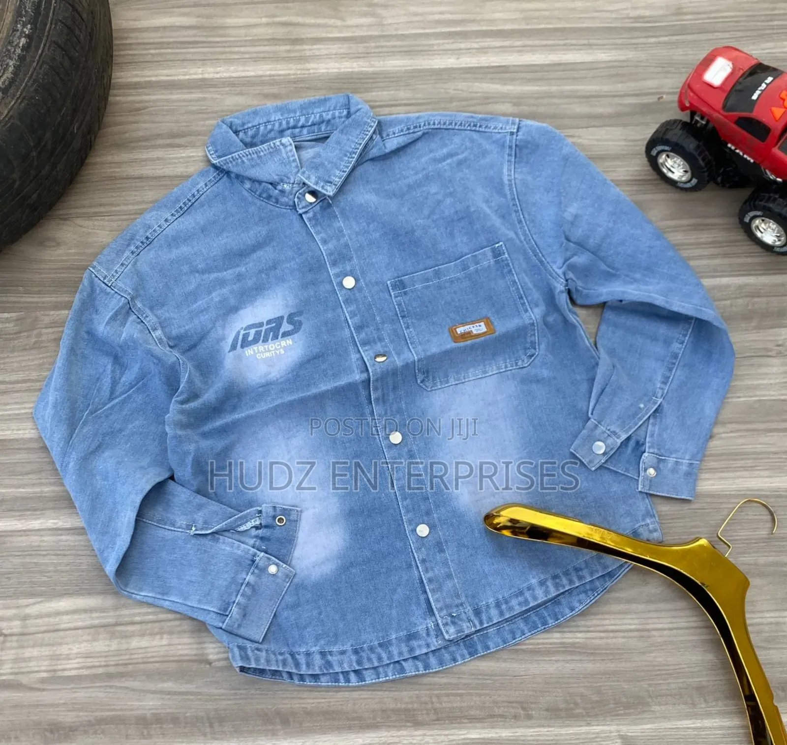 Swagger Jean Shirt Blue